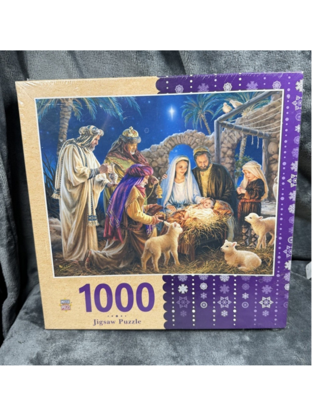 MasterPieces 1000 piece puzzle A CHILD IS BORN Nativity 30"x24" SEALED